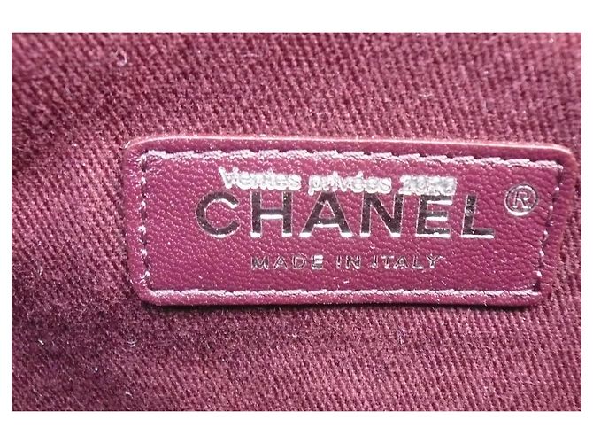 CHANEL Airlines - Bolsa com aba com alça superior em couro de bezerro envelhecido e acolchoado - Grande NOVO Multicor - vista 14