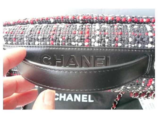 CHANEL Airlines - Bolsa com aba com alça superior em couro de bezerro envelhecido e acolchoado - Grande NOVO Multicor - vista 7