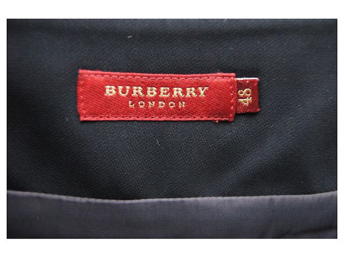 Falda Burberry negra de poliéster Negro - vista 2