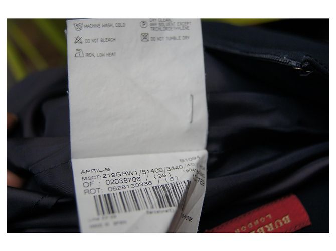 Falda Burberry negra de poliéster Negro - vista 5