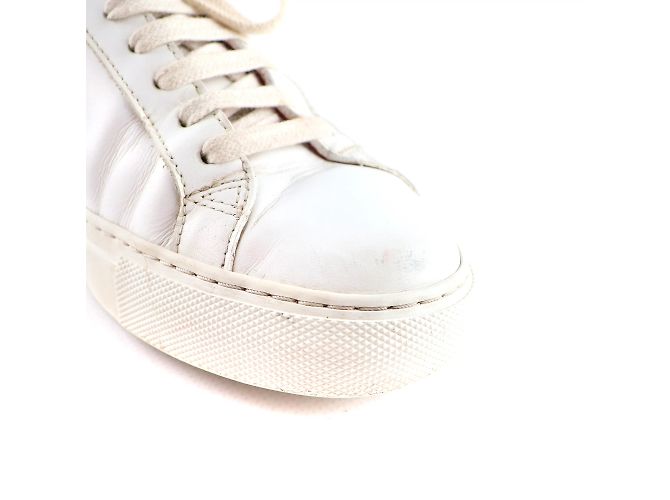 GIVENCHY - Sneakers Urban Street in pelle bianca e rossa (T36) Bianco - vista 6