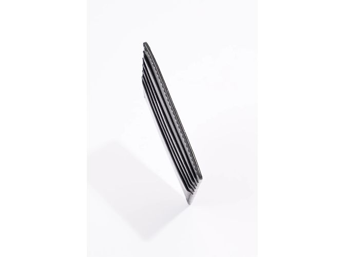 Off White Off-White-Kartenetui aus schwarzem Leder, Einheitsgröße - Ansicht 5