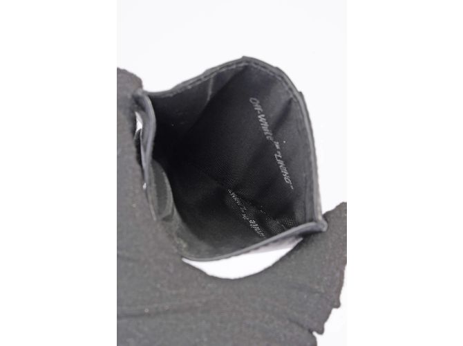 Off White Off-White-Kartenetui aus schwarzem Leder, Einheitsgröße - Ansicht 7