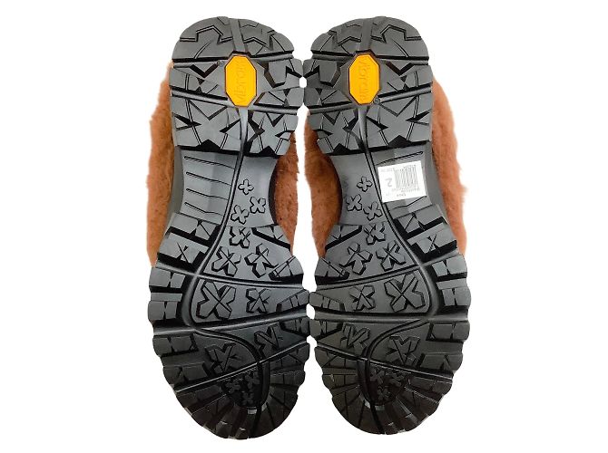 Stella Mc Cartney Zoccoli Traccia Traforati In Pelliccia Sintetica Marrone Stella McCartney - vista 10