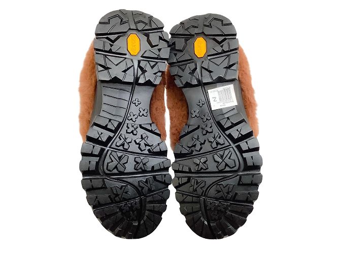 Stella Mc Cartney Zoccoli Traccia Traforati In Pelliccia Sintetica Marrone Stella McCartney - vista 7