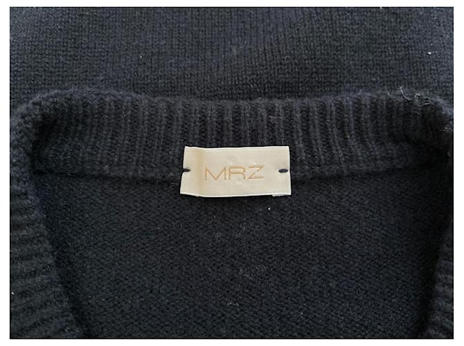 Mrz Strickjacke dunkelblau Kaschmir - Ansicht 13