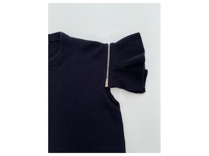 Mrz Strickjacke dunkelblau Kaschmir - Ansicht 4