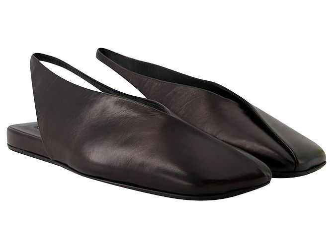 Sandalias de ballet - Jil Sander - Piel - Negro - vista 2