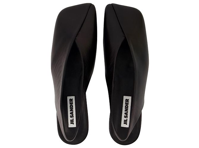 Sandalias de ballet - Jil Sander - Piel - Negro - vista 4