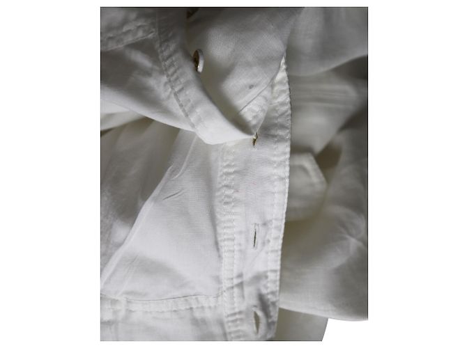 Pagliaccetto Zimmermann con cintura in lino bianco - vista 5
