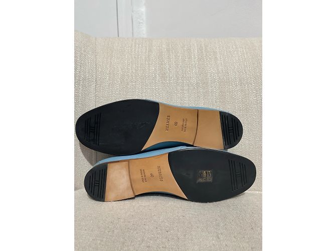 Hermès HERMES Pantoletten & Clogs T.EU 40 Leder Blau - Ansicht 6