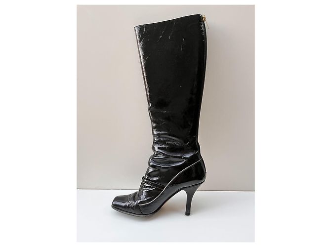 Botas Jimmy Choo de charol negro - vista 14