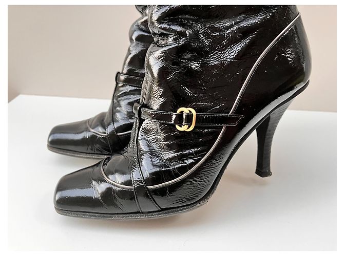 Botas Jimmy Choo de charol negro - vista 15