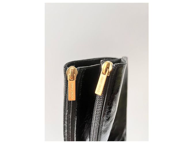 Botas Jimmy Choo de charol negro - vista 9