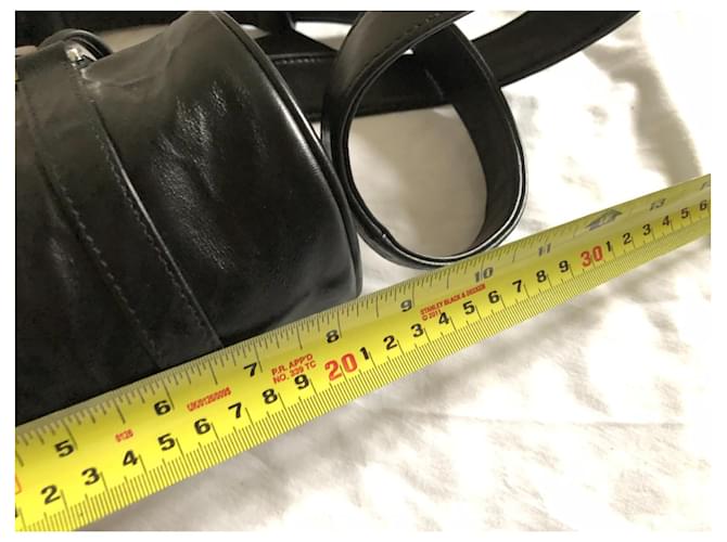 Borsa Barrel Prada in pelle nera Nero - vista 2