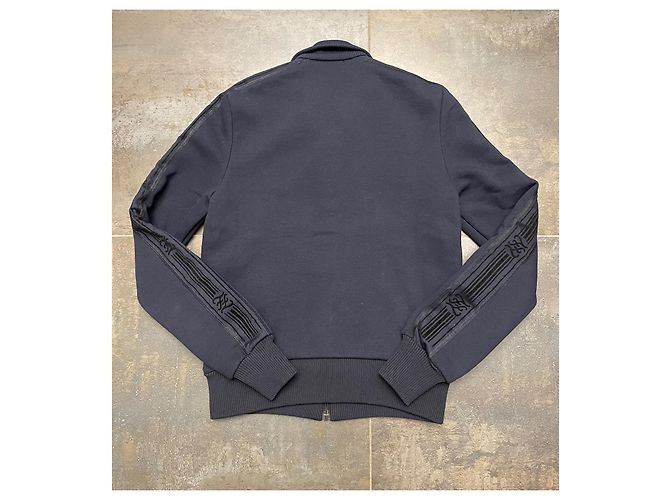 Fendi Karligraphy Cotton Jacket Navy Blue - view 2