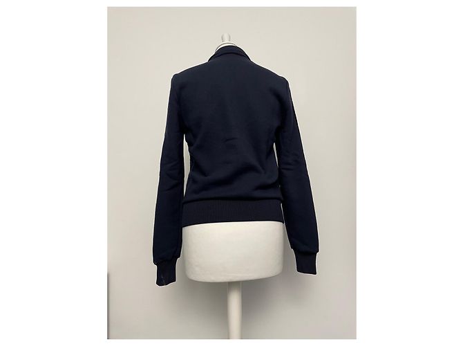 Fendi Karligraphy Cotton Jacket Navy Blue - view 7
