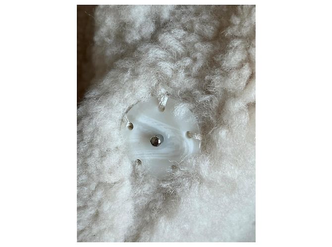 Giubbotto MUUBAA Polly Shearling con colletto oversize Crudo - vista 13