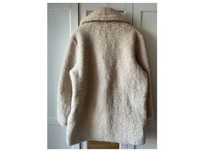 Giubbotto MUUBAA Polly Shearling con colletto oversize Crudo - vista 2