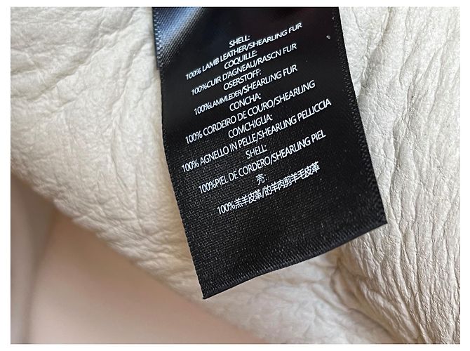 Giubbotto MUUBAA Polly Shearling con colletto oversize Crudo - vista 6