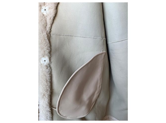 Giubbotto MUUBAA Polly Shearling con colletto oversize Crudo - vista 9