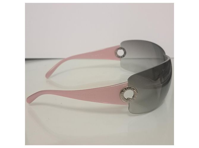 Gafas de sol Bulgari - forma de máscara Rosa - vista 3