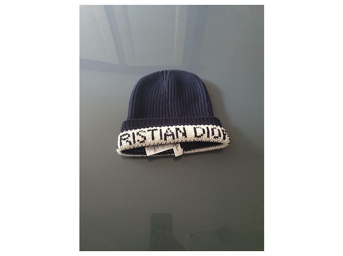 Berretto Christian Dior Blu navy - vista 3