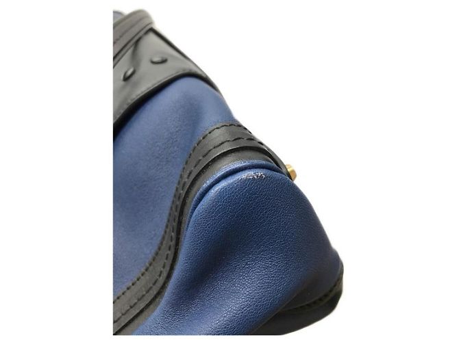 Chloé ***Chloe  2Way zweifarbige Tasche Schwarz Blau - Ansicht 5