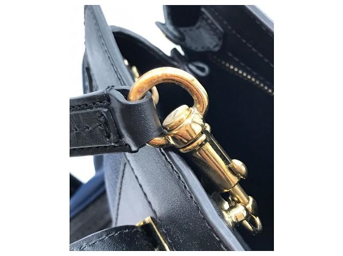 Chloé ***Chloe  2Way zweifarbige Tasche Schwarz Blau - Ansicht 6