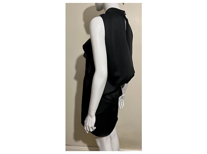 Self portrait Stunning Self-Portrait cape dress Black - view 2