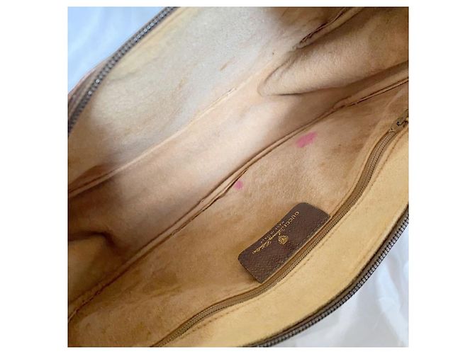 Ophidia Borsa a tracolla Horsebit in tela GG marrone Gucci Beige - vista 8