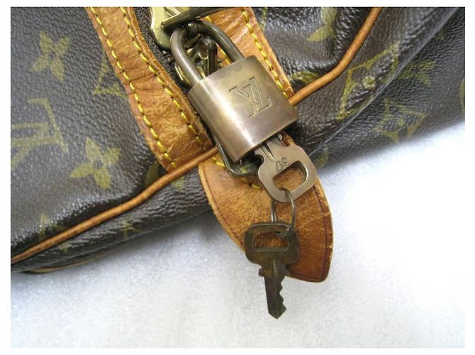 Louis Vuitton vintage - Keepall 45 Marrone - vista 5