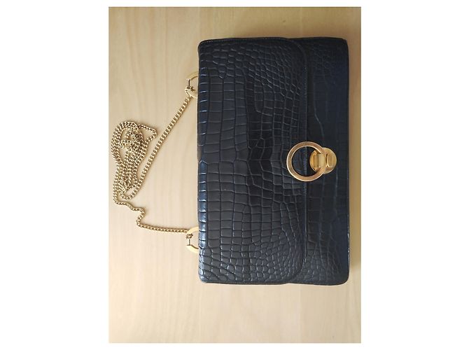 Borsa a mano Hermès in pelle di coccodrillo nera Nero - vista 4