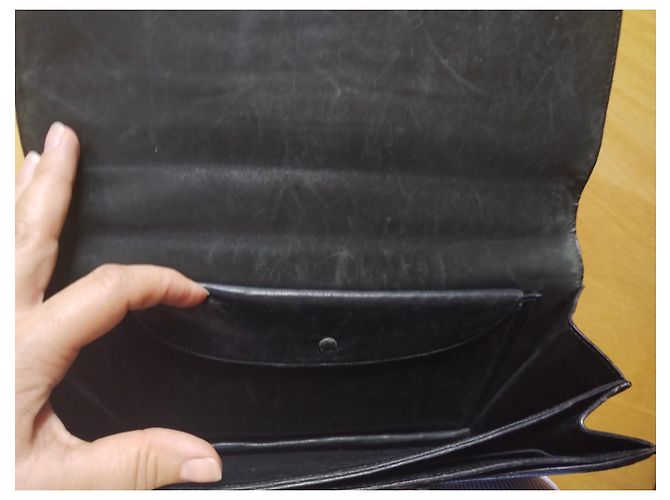Borsa a mano Hermès in pelle di coccodrillo nera Nero - vista 7