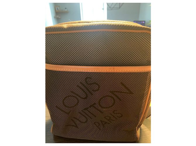 Borsa Messenger Louis Vuitton Damier Géant Marrone - vista 5