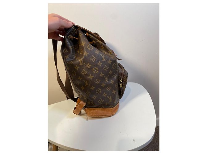 Louis Vuitton Monogram Montsouris MM Marrone - vista 2