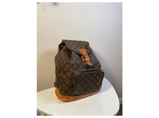 Louis Vuitton Monogram Montsouris MM Marrone - vista 9