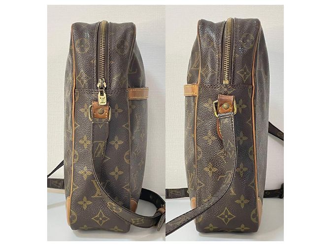 Louis Vuitton Danube Borsa in Pelle Monogram Marrone - vista 4