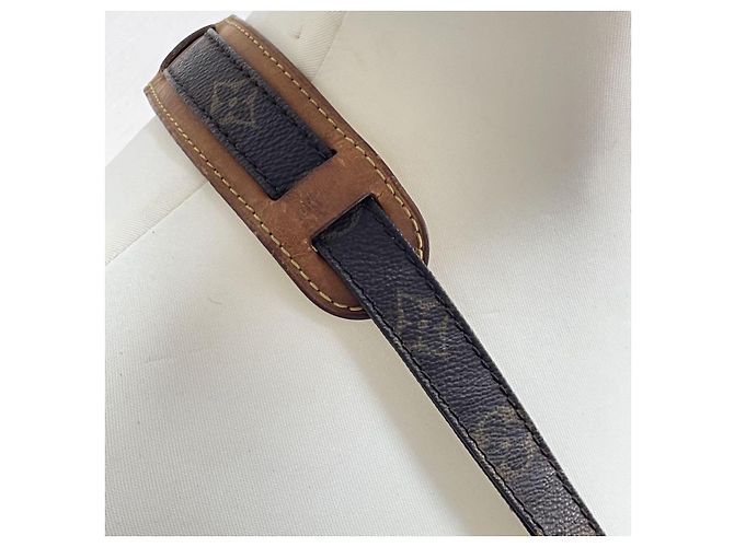 Louis Vuitton Danube Borsa in Pelle Monogram Marrone - vista 8