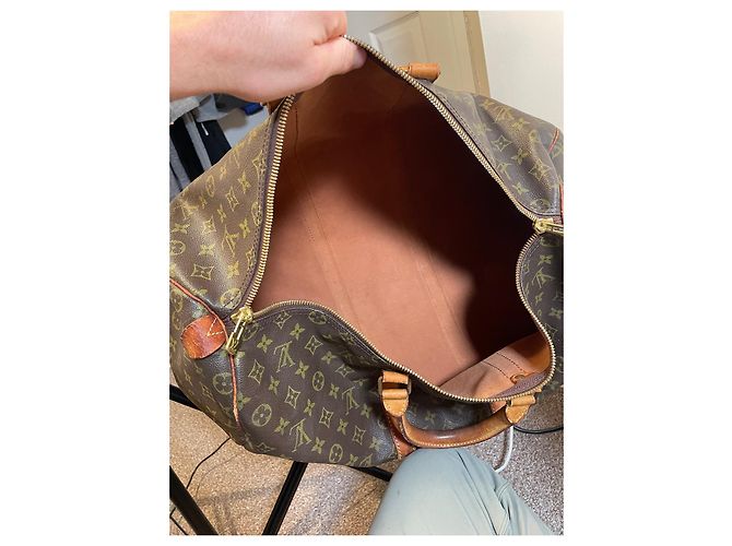 Abbesses Louis Vuitton Keepall 45 Brown - view 11