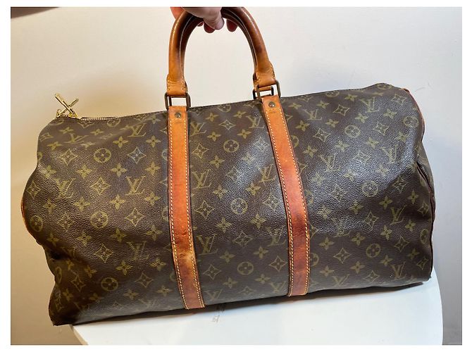 Abbesses Louis Vuitton Keepall 45 Brown - view 9