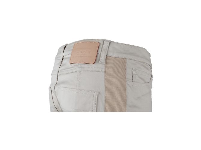 Vaqueros Louis Vuitton con raya beige Blanco roto - vista 4