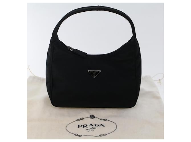 Borsa PRADA Nylon Nero Auth 49968 - vista 12