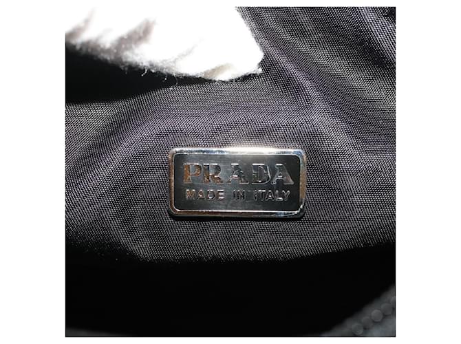 Borsa PRADA Nylon Nero Auth 49968 - vista 9