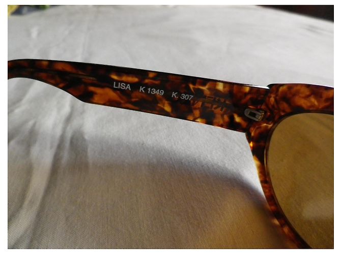 Gafas de sol Kenzo de acetato marrón oscuro - vista 4