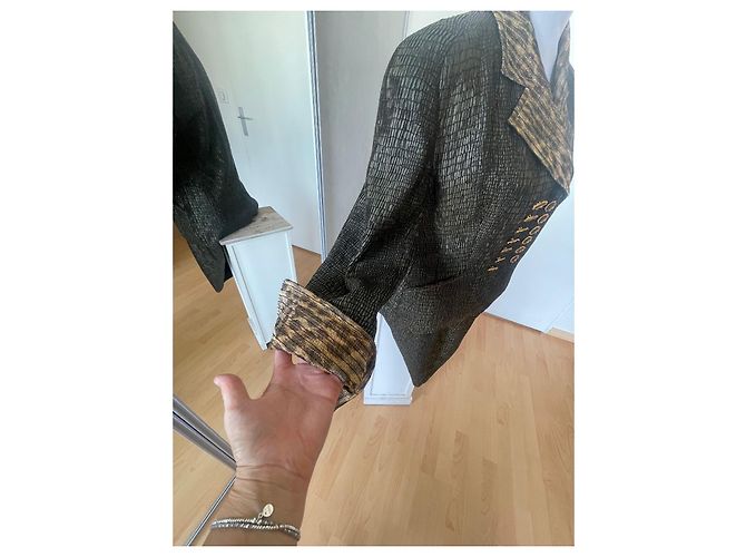 Dior Rock Anzug Python und Leoparden Muster Mehrfarben - Ansicht 6