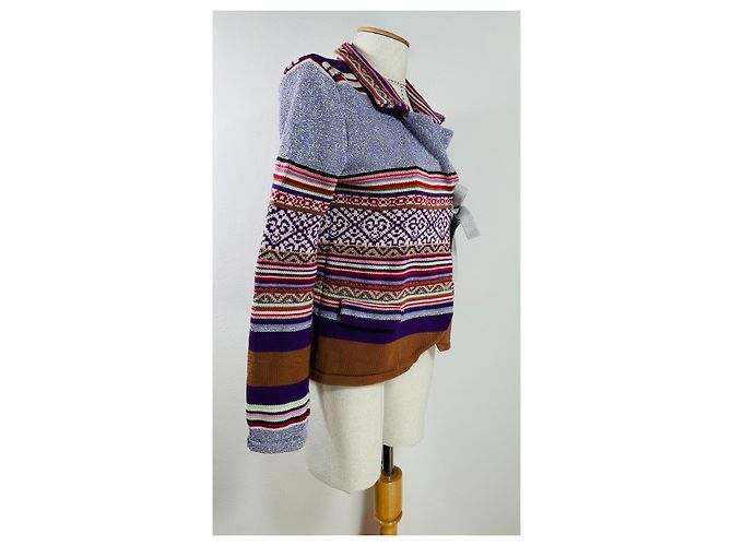 Strickjacke Odd Molly Mehrfarbig Baumwolle Mehrfarben - Ansicht 2