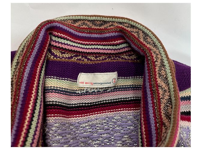 Strickjacke Odd Molly Mehrfarbig Baumwolle Mehrfarben - Ansicht 5