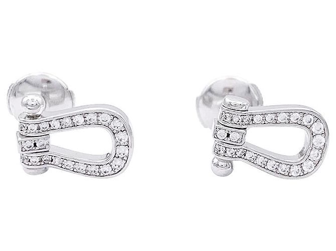 Orecchini Fred, "Forza 10", ORO BIANCO, Diamants. - vista 2