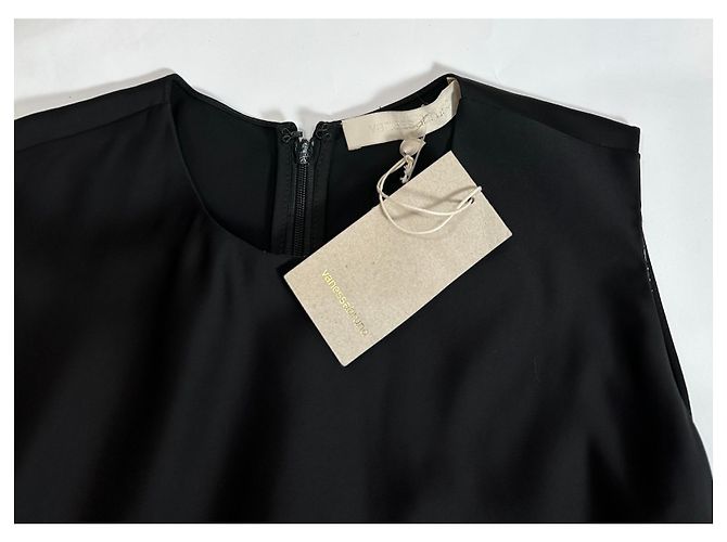Vanessa Bruno Denice Kleid Schwarz Weiß Viskose - Ansicht 6